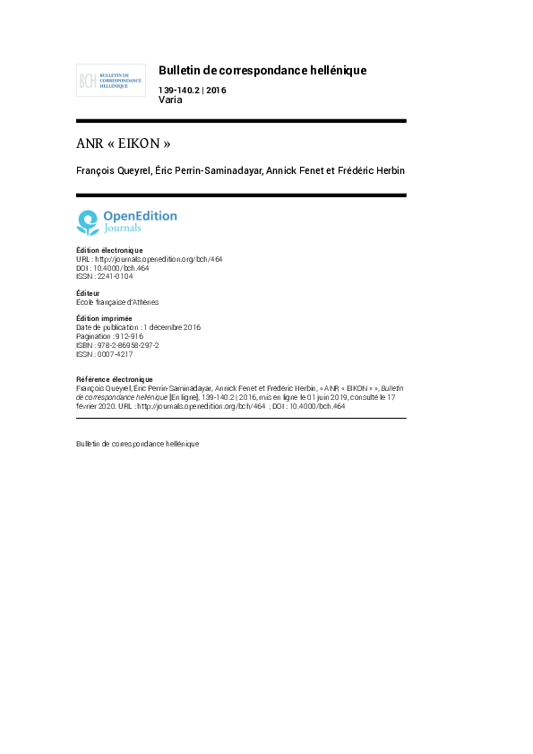 (PDF) Anr « Eikon