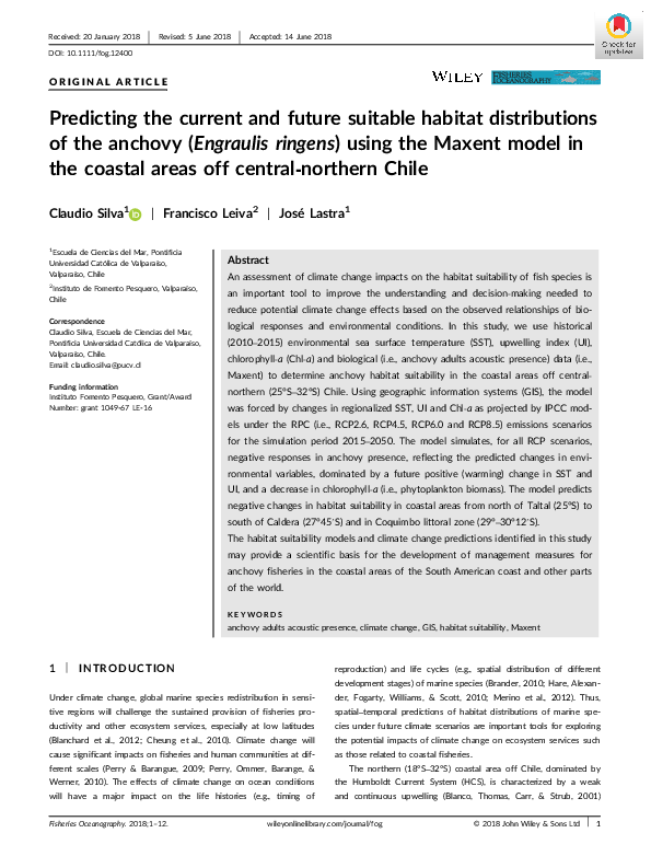 (PDF) Predicting the current and future suitable habitats for endemic ...