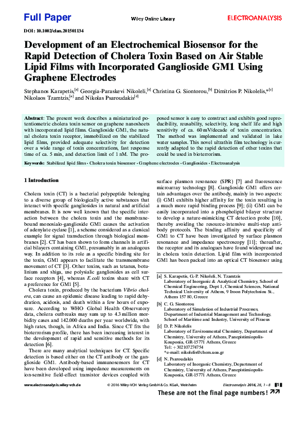 (PDF) Development of Electrochemical Biosensor for miR204-Based Cancer ...
