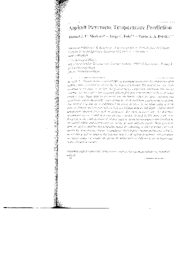 (PDF) Asphalt Pavement Temperature Prediction