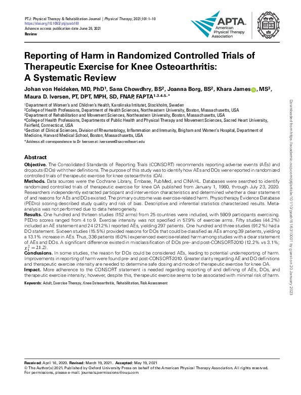 (PDF) Reporting of Harm in Randomized Controlled Trials of Therapeutic ...