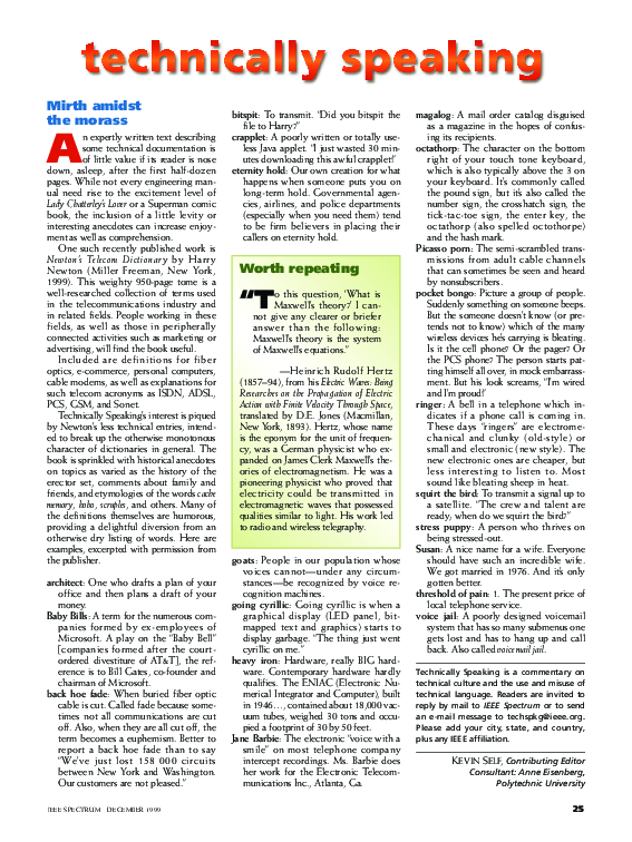 (PDF) Technically speaking
