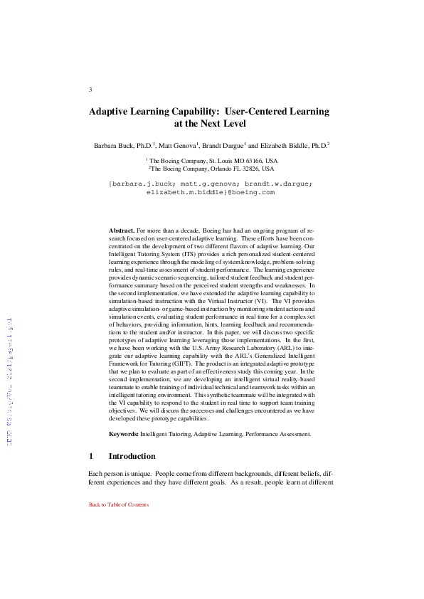 (PDF) Adaptive Learning Capability : User-Centered Learning at the Next ...