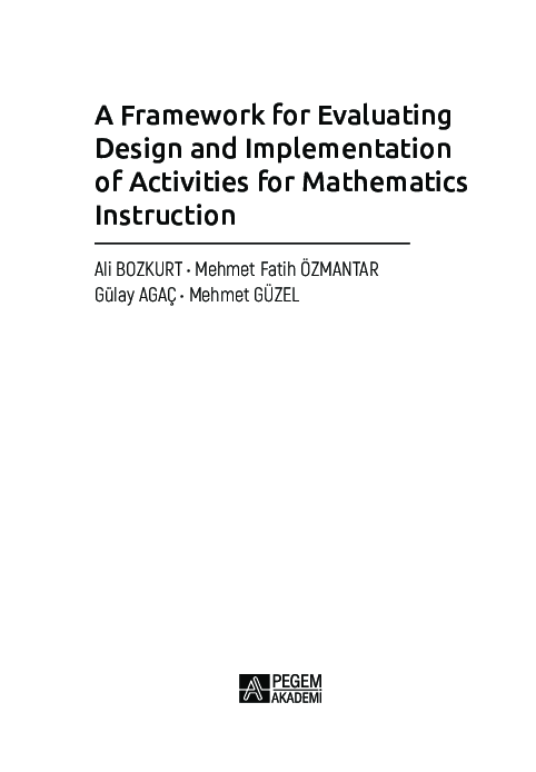 (PDF) A Framework for Evaluating Design and Implementation of ...