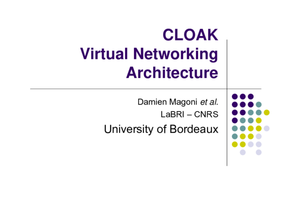 Pdf Virtual Network Architecture Damien Magoni Academia Edu Pdf Virtual Network Architecture Damien Magoni Academia Edu