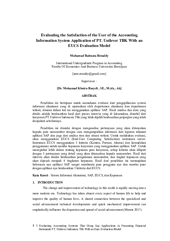 (PDF) Evaluating the Satisfaction of the User of the Accounting ...