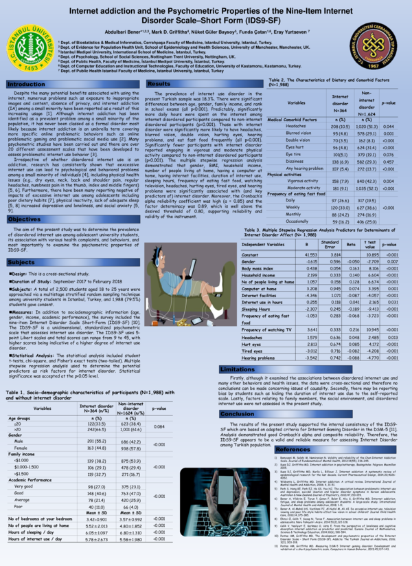 (PDF) Disordered Internet Use and the Psychometric Properties of the ...