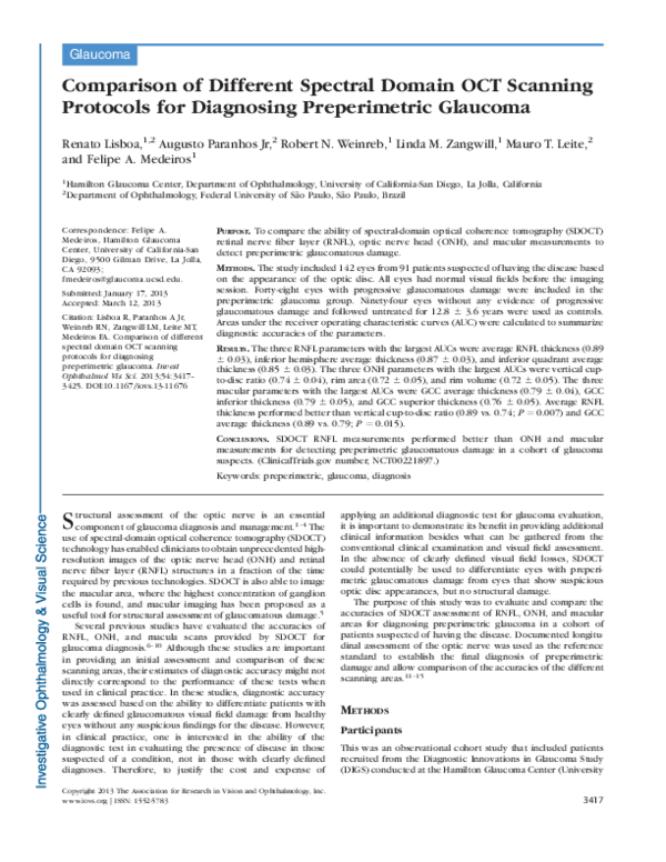 (PDF) Comparison of Different Spectral Domain OCT Scanning Protocols ...