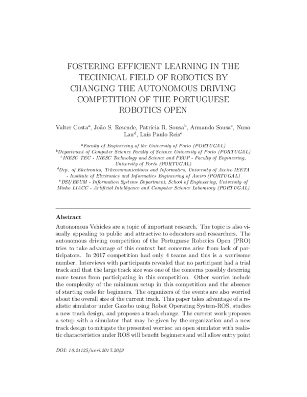 (PDF) Fostering Efficient Learning in the Technical Field of Robotics ...