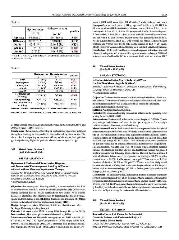 (PDF) Tamoxifen Use as Risk Factor for Endometrial Cancer in Patients ...