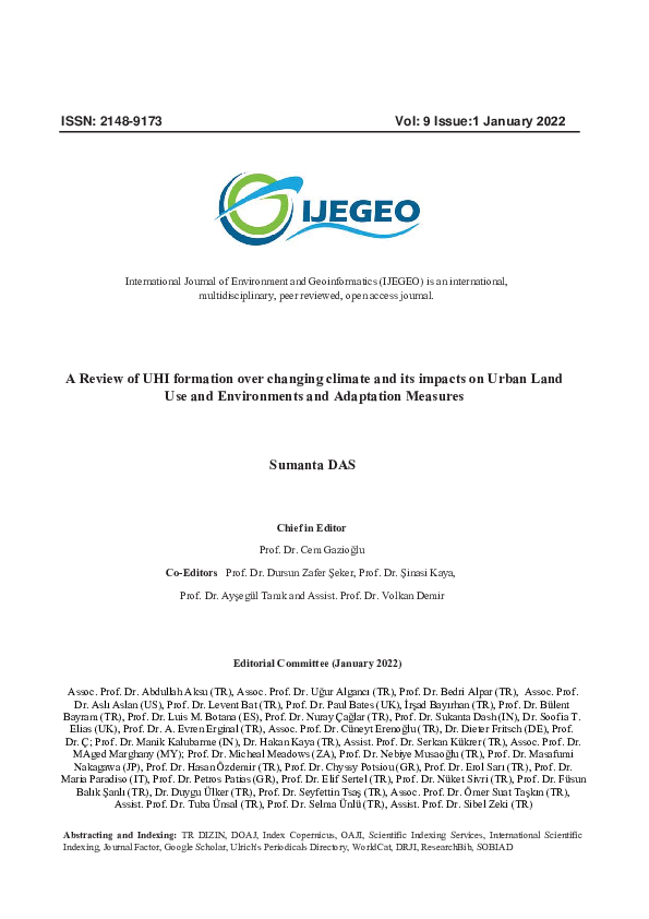 (PDF) A Review of UHI formation over changing climate and its impacts ...
