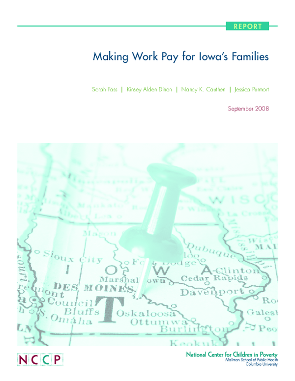 (PDF) Making Work Pay for Iowa's Families