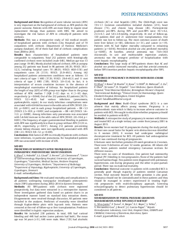 (PDF) Standardisation of Portal Pressure Gradients Measurements after ...