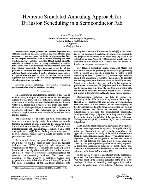 (PDF) Heuristic simulated annealing approach for diffusion scheduling ...