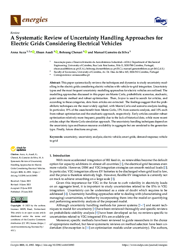 (PDF) A Systematic Review of Uncertainty Handling Approaches for ...