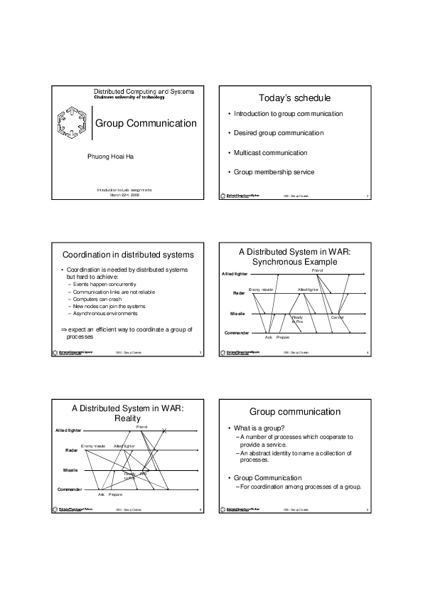 (PDF) Group Communication
