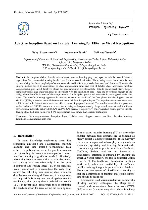 (PDF) Adaptive Inception Based on Transfer Learning for Effective ...