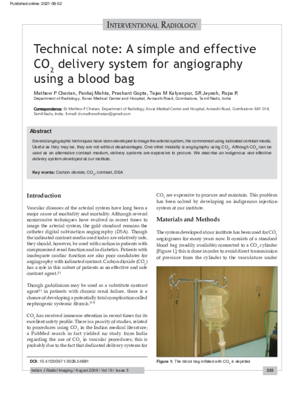 (PDF) Technical note: A simple and effective CO 2 delivery system for ...