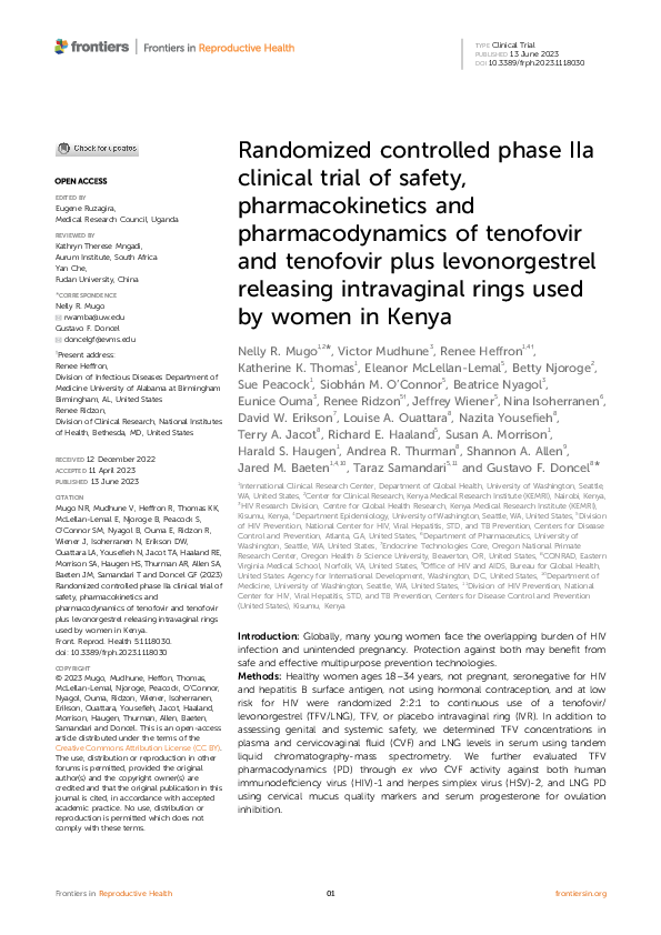 (PDF) Randomized controlled phase IIa clinical trial of safety ...