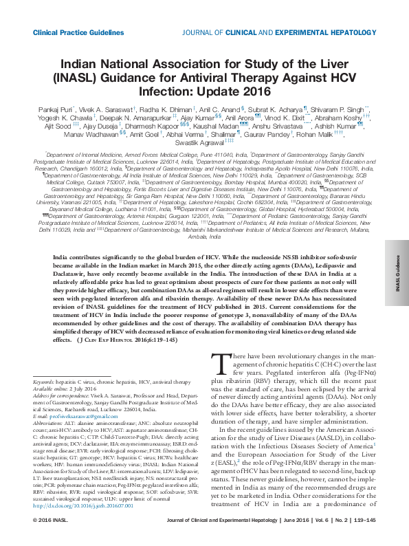 (PDF) Indian National Association for Study of the Liver (INASL ...