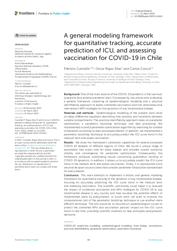 (PDF) A general modeling framework for quantitative tracking, accurate ...
