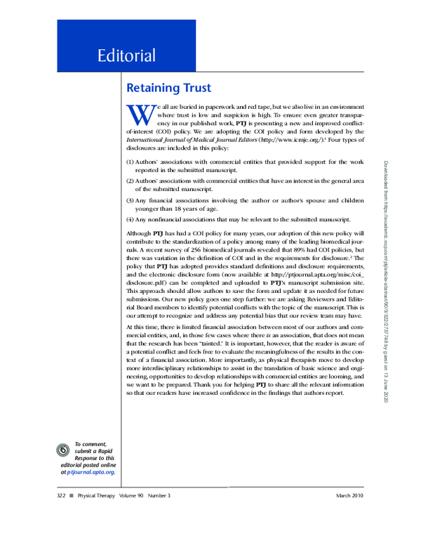 (PDF) Retaining Trust