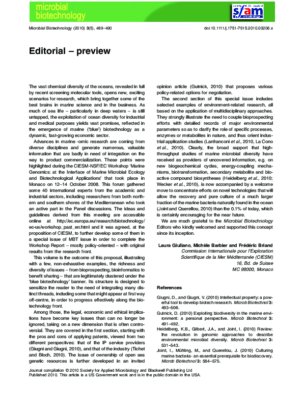 (PDF) Editorial - preview