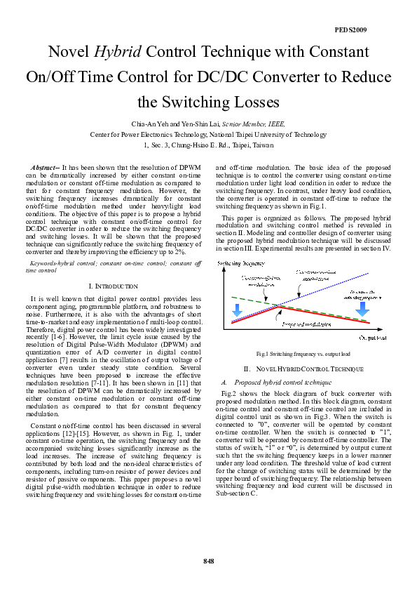 (PDF) Novel hybrid control technique with constant on/off time control ...