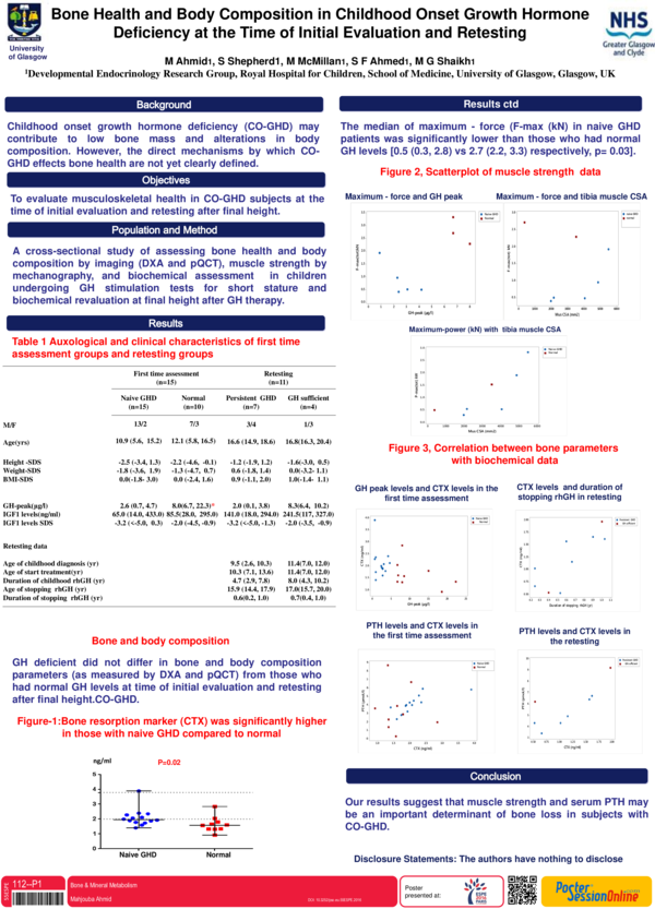 (PDF) Bone Health and Body Composition in Childhood Onset Growth ...