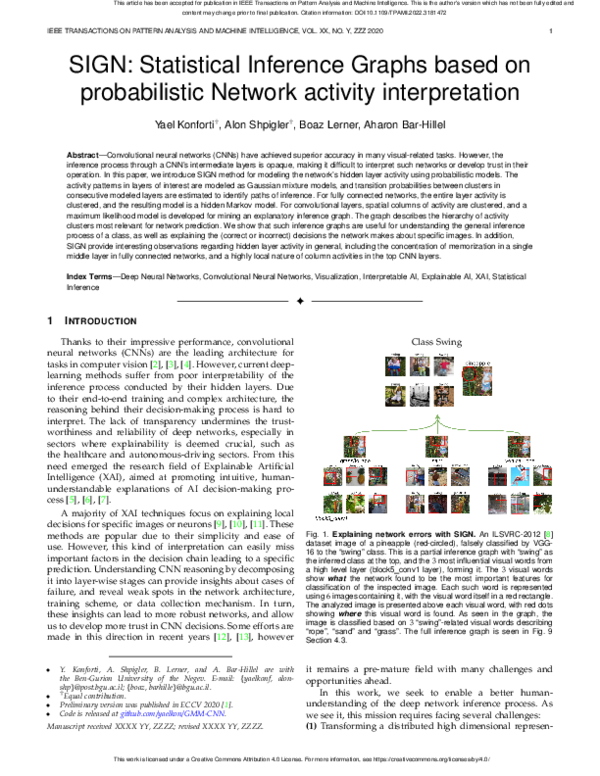 (PDF) SIGN: Statistical Inference Graphs based on probabilistic Network ...