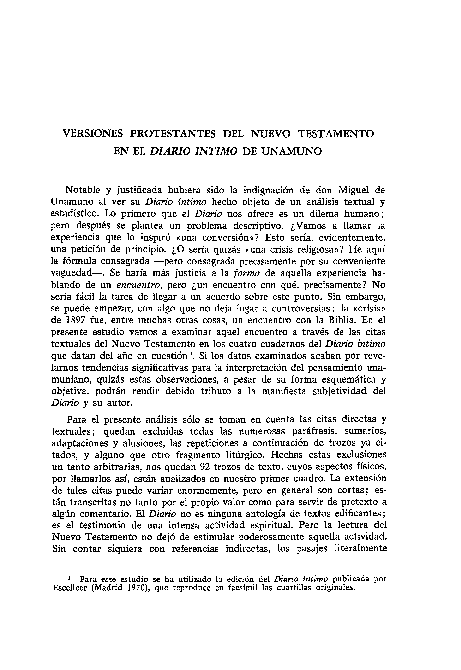 (PDF) Versiones protestantes del Nuevo Testamento en el 