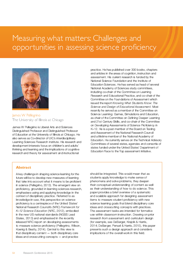 (PDF) Session L: Measuring what matters: Challenges and opportunities ...