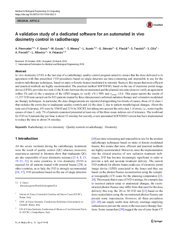 (PDF) A validation study of a dedicated software for an automated in ...