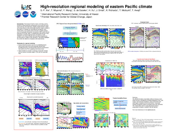 (PDF) High-resolution regional modeling of eastern Pacific climate