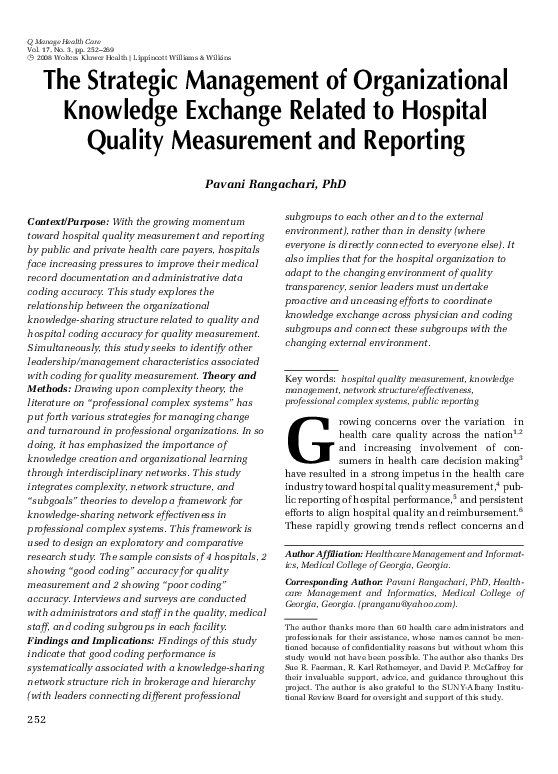(PDF) Strategic Management of Organizational Knowledge and Competency ...