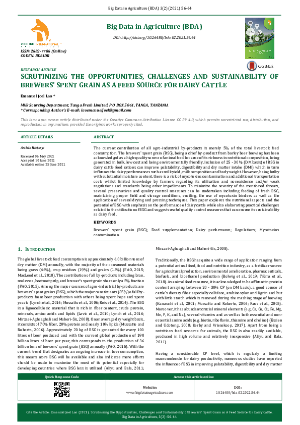 (PDF) Scrutinizing the Opportunities, Challenges and Sustainability of
