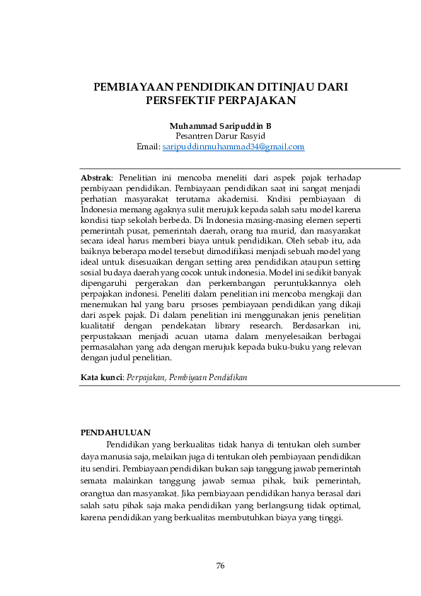 (PDF) LITERASIA: Jurnal Ilmu Pendidikan dan Keguruan, 1 (2) (2022): 76-92