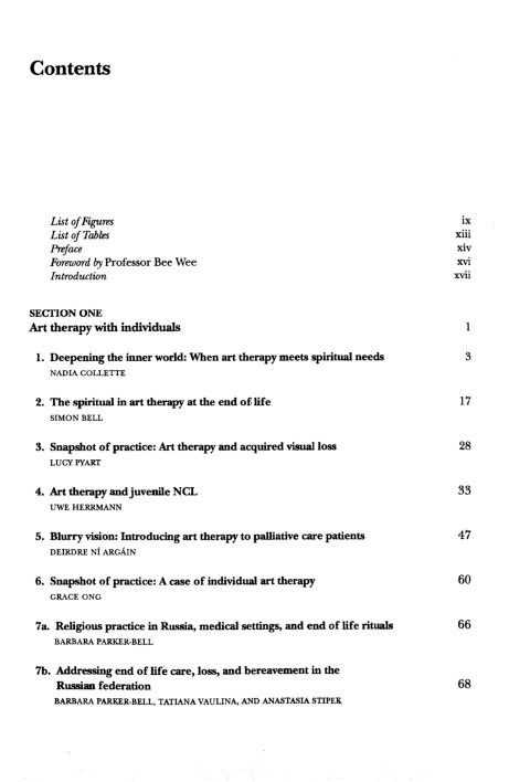 (PDF) The International Handbook of Art Therapy in Palliative and ...