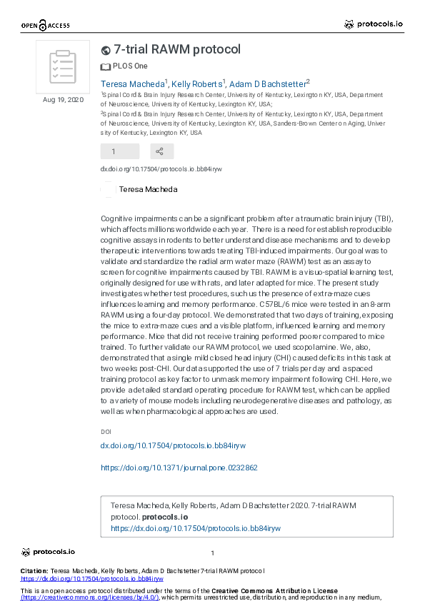 (PDF) 7-trial RAWM protocol v1