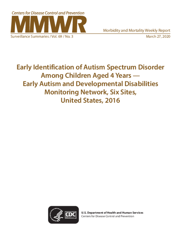 (PDF) Early identification of autism spectrum disorder among children ...