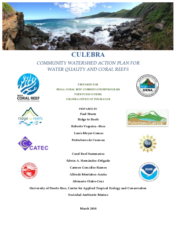 (PDF) Culebra Watershed Action for Water Quality