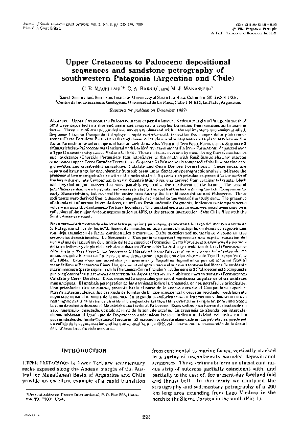 (PDF) Upper cretaceous to paleocene depositional sequences and ...