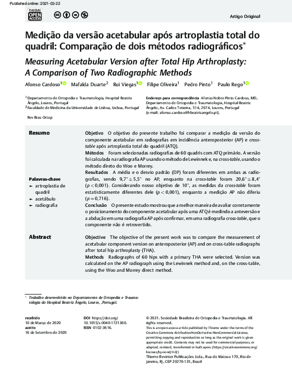 (PDF) Measuring Acetabular Version after Total Hip Arthroplasty: A ...