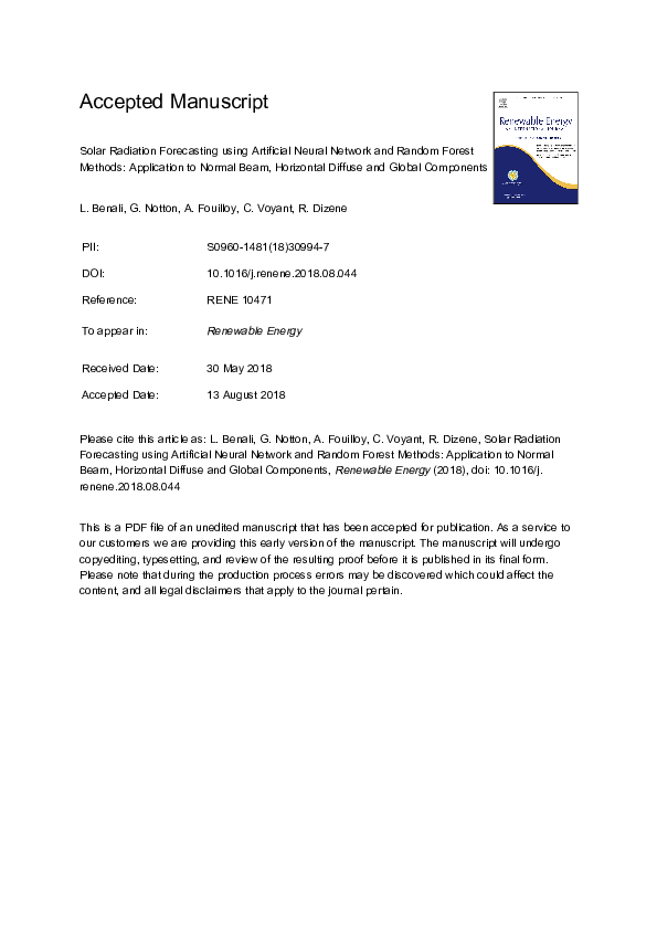 (PDF) Solar Radiation Forecasting Using Artificial Intelligence ...