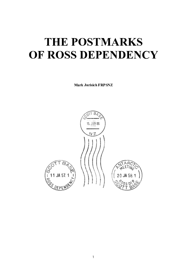 (PDF) THE POSTMARKS OF ROSS DEPENDENCY