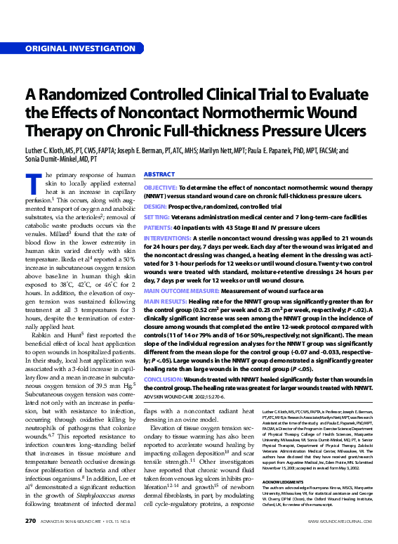 (PDF) A randomized controlled clinical trial to evaluate the potential ...