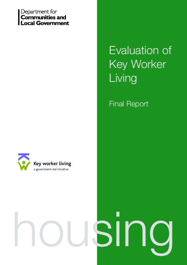 (PDF) Evaluation of key worker living - final report