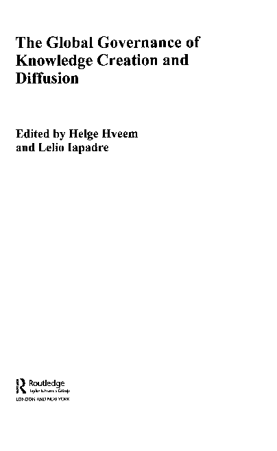 (PDF) The Global Governance of Knowledge Creation and Diffusion