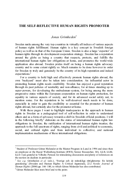 (PDF) The Self-reflective Human Rights Promoter