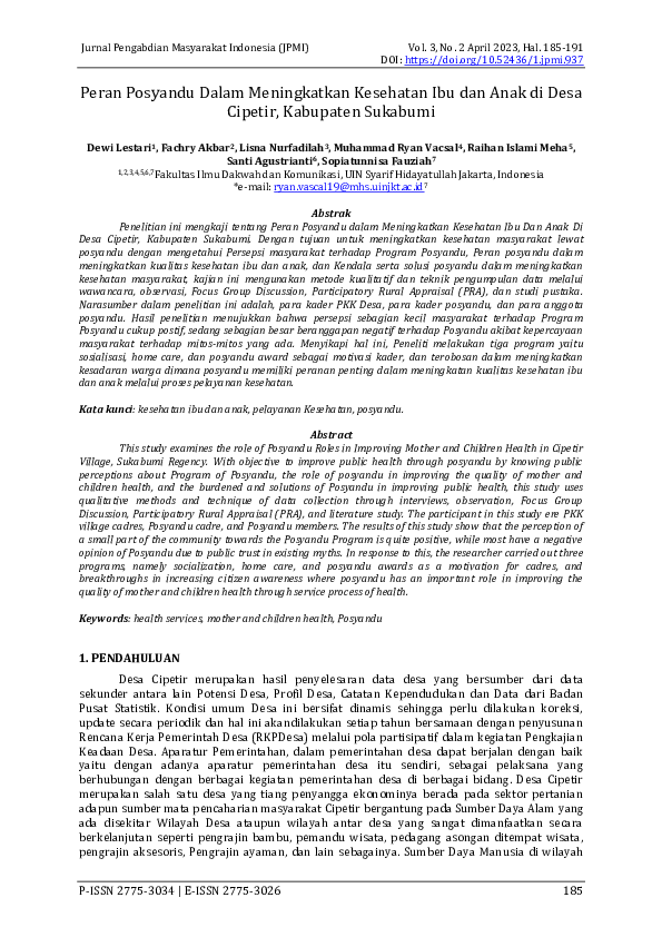 Posyandu: Pilar Kesehatan Ibu dan Anak di Desa Tayem
